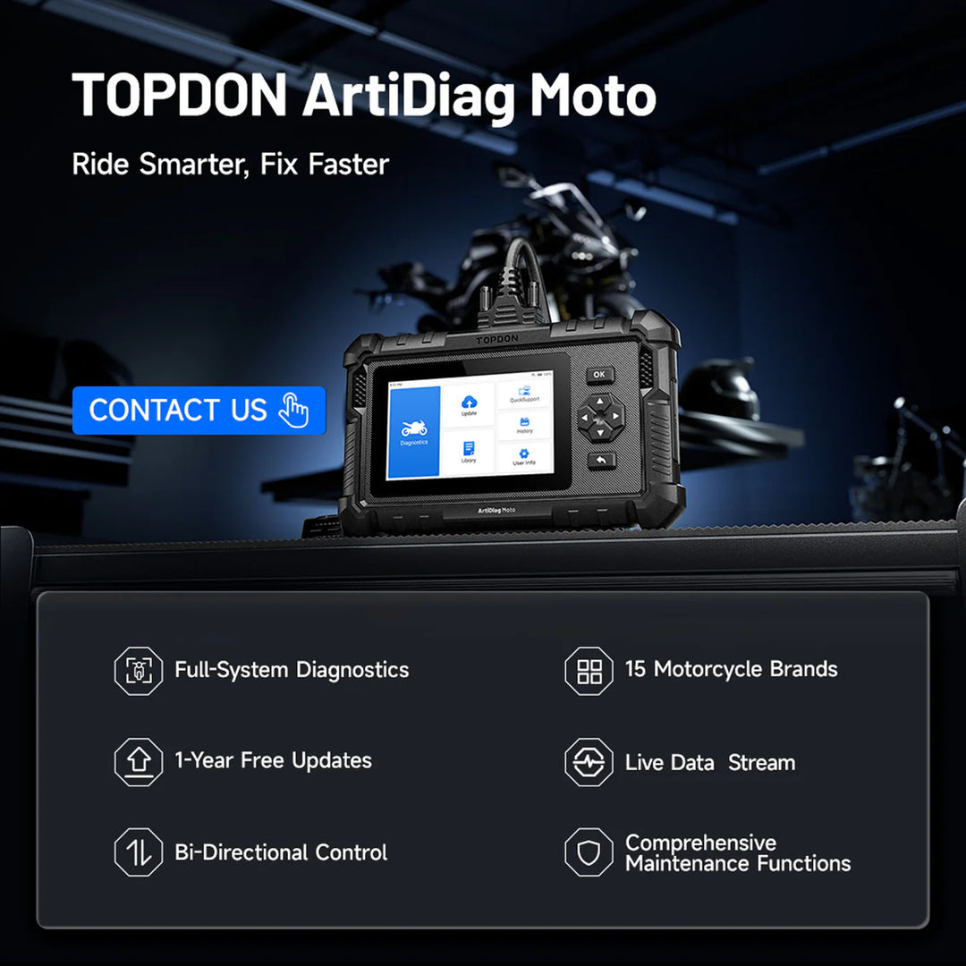 TOPDON ArtiDiag Moto Motorcycle Diagnostic Tool