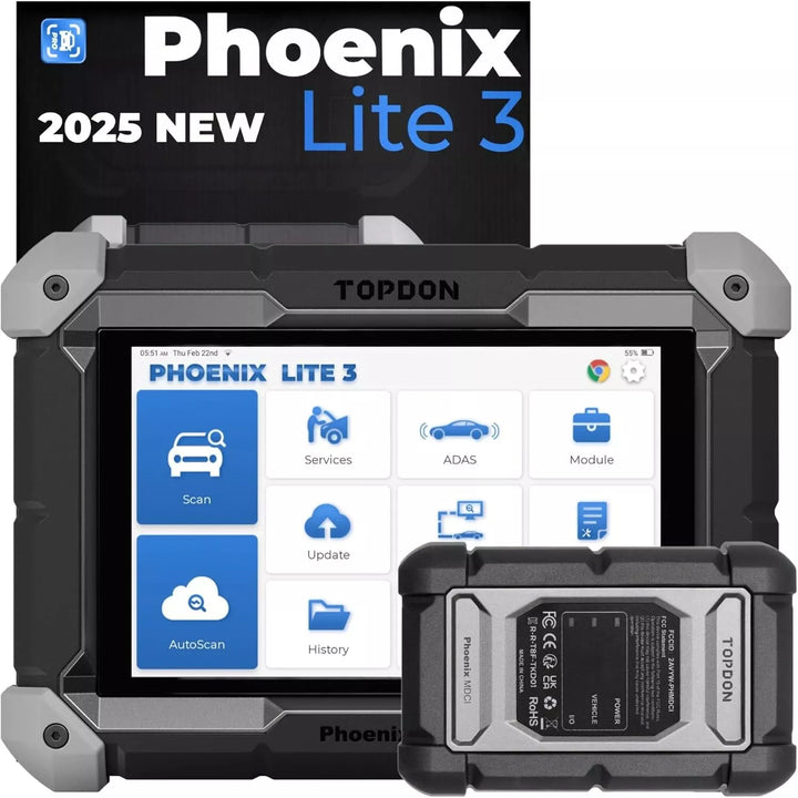 TOPDON Phoenix Lite 3 avec programmateur de clé T-ninja Box