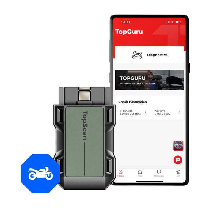 TOPDON TopScan Moto Motorfiets Diagnosetool