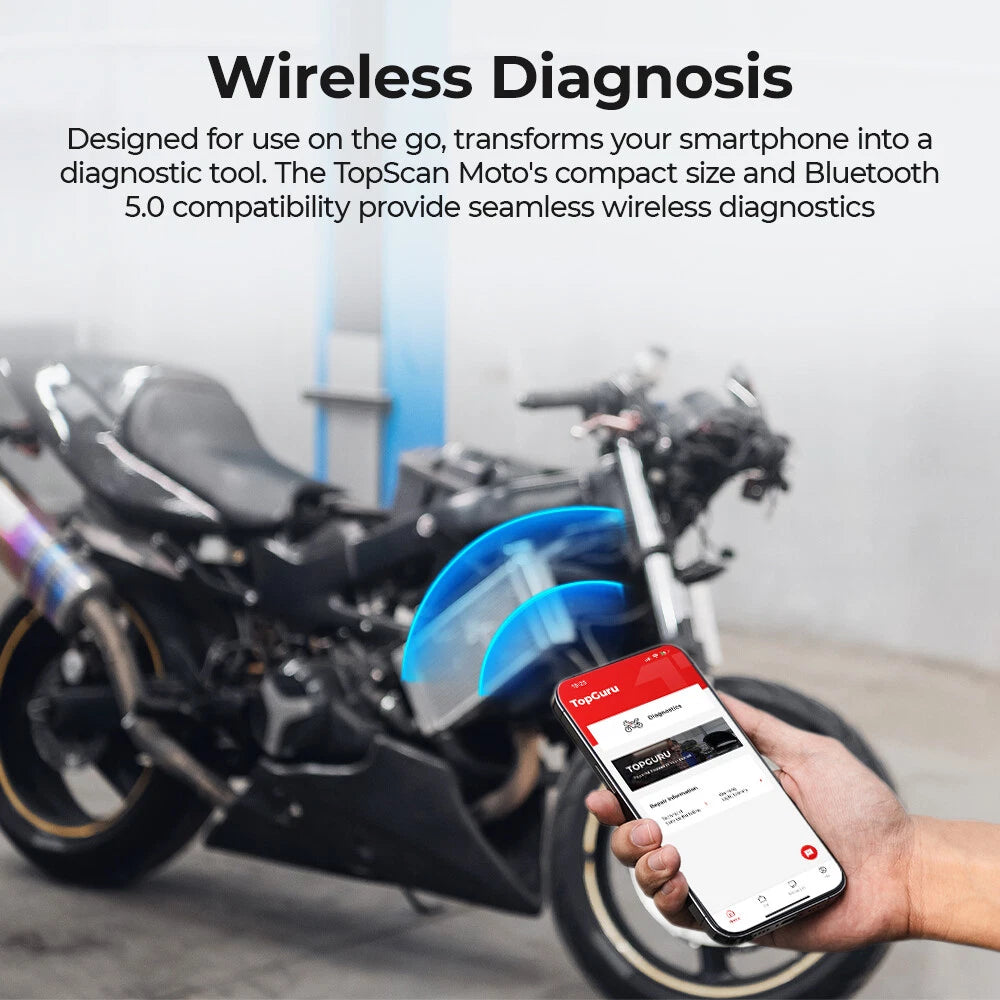 TOPDON TopScan Moto Motorfiets Diagnosetool